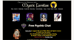 Desktop Screenshot of mysticfamiliar.com