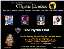 Tablet Screenshot of mysticfamiliar.com
